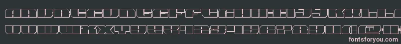 joysharkout Font – Pink Fonts on Black Background