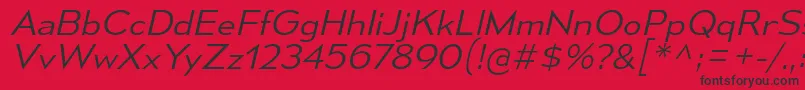 MesmerizeSeLtIt Font – Black Fonts on Red Background