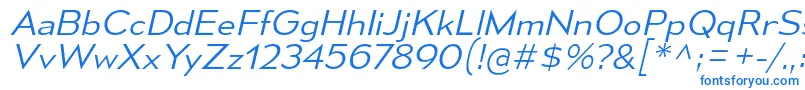 Шрифт MesmerizeSeLtIt – синие шрифты на белом фоне