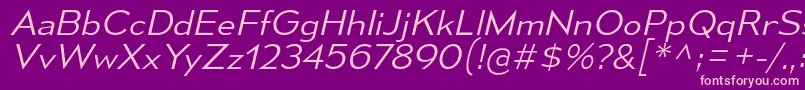 MesmerizeSeLtIt Font – Pink Fonts on Purple Background