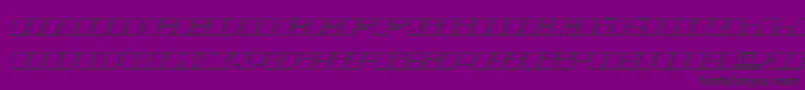 joysharkoutital Font – Black Fonts on Purple Background