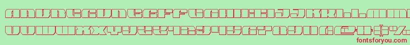 joysharkoutsemicond Font – Red Fonts on Green Background