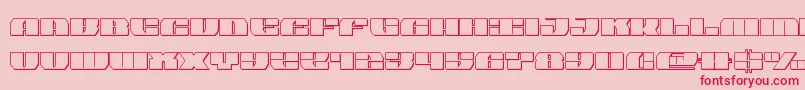 joysharkoutsemicond Font – Red Fonts on Pink Background