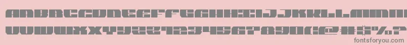 joysharksemicond Font – Gray Fonts on Pink Background