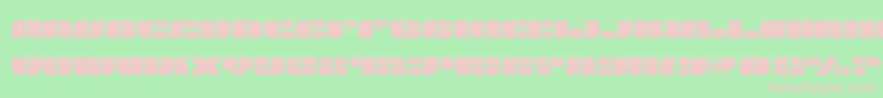 joysharksemicond Font – Pink Fonts on Green Background