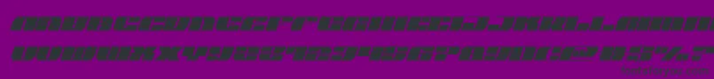 Шрифт joysharksemicondital – чёрные шрифты на фиолетовом фоне