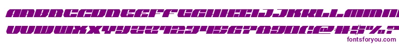 joysharksemicondital Font – Purple Fonts on White Background