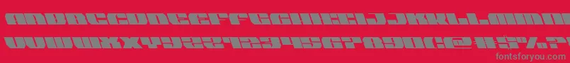 joysharksemicondleft Font – Gray Fonts on Red Background