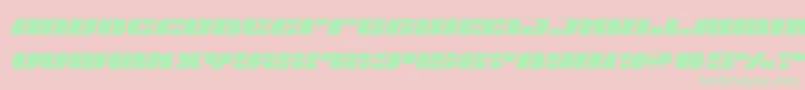 joysharksemicondsemital Font – Green Fonts on Pink Background