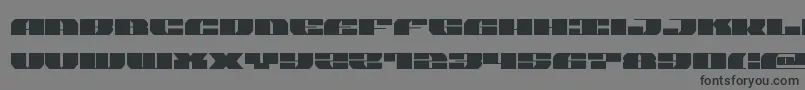フォントjoysharksemiexpand – 黒い文字の灰色の背景