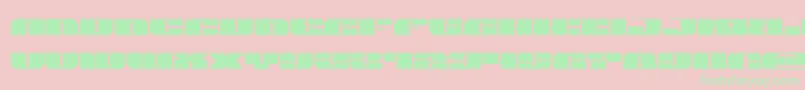 joysharksemiexpand Font – Green Fonts on Pink Background