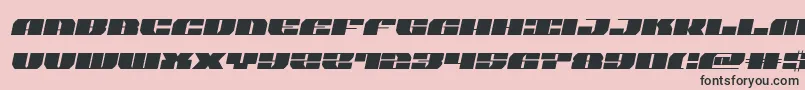 joysharksemital Font – Black Fonts on Pink Background