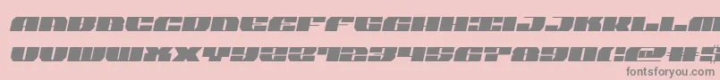 joysharksemital Font – Gray Fonts on Pink Background