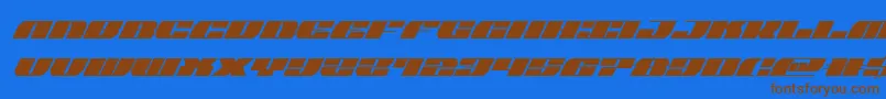 fuente joysharksuperital – Fuentes Marrones Sobre Fondo Azul