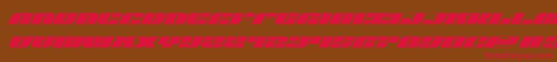 joysharksuperital Font – Red Fonts on Brown Background