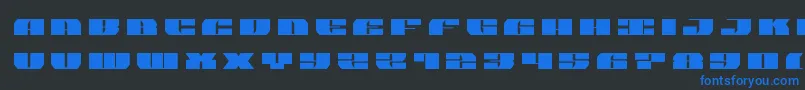 joysharktitle Font – Blue Fonts on Black Background