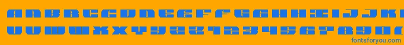 joysharktitle Font – Blue Fonts on Orange Background