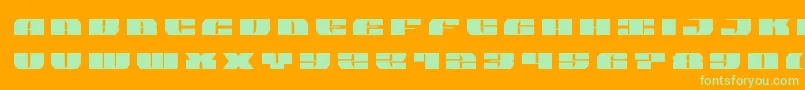 joysharktitle Font – Green Fonts on Orange Background