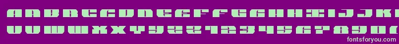joysharktitle Font – Green Fonts on Purple Background