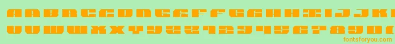 joysharktitle Font – Orange Fonts on Green Background