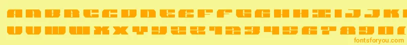 joysharktitle Font – Orange Fonts on Yellow Background