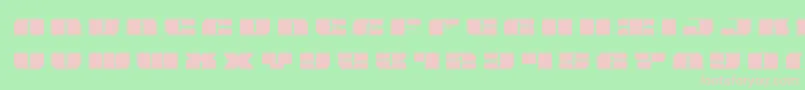 フォントjoysharktitle – 緑の背景にピンクのフォント