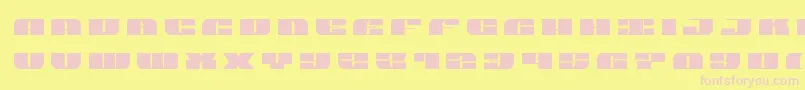 joysharktitle Font – Pink Fonts on Yellow Background