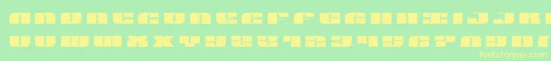 joysharktitle Font – Yellow Fonts on Green Background