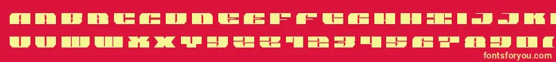joysharktitle Font – Yellow Fonts on Red Background