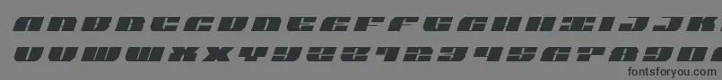 Шрифт joysharktitleital – чёрные шрифты на сером фоне