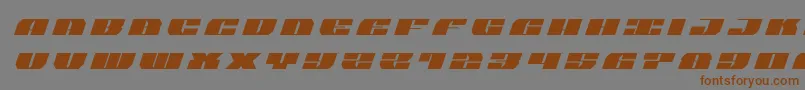 joysharktitleital Font – Brown Fonts on Gray Background