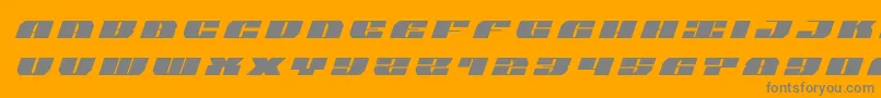 joysharktitleital-fontti – harmaat kirjasimet oranssilla taustalla