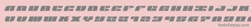 joysharktitleital Font – Gray Fonts on Pink Background