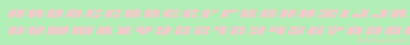 Police joysharktitleital – polices roses sur fond vert