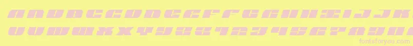 fuente joysharktitleital – Fuentes Rosadas Sobre Fondo Amarillo