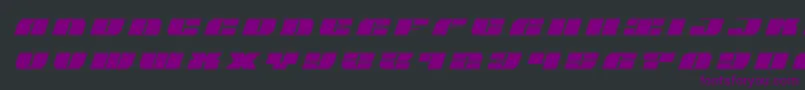 joysharktitleital-Schriftart – Violette Schriften auf schwarzem Hintergrund