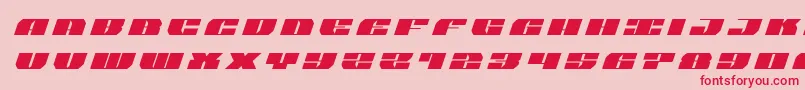joysharktitleital Font – Red Fonts on Pink Background