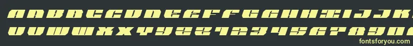 joysharktitleital Font – Yellow Fonts on Black Background