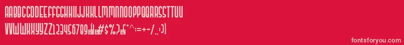 Saiba mais sobre a fonte JUANGKANS DEMO VER Fonte JUANGKANS DEMO VER – fontes rosa em um fundo vermelho