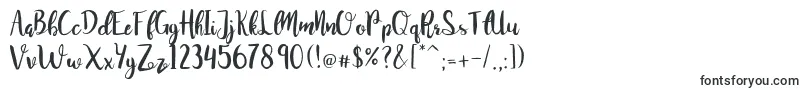 JuanitaBrushSmooth-Schriftart – Schriftarten, die mit J beginnen