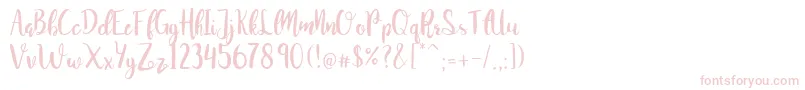 JuanitaBrushSmooth Font – Pink Fonts