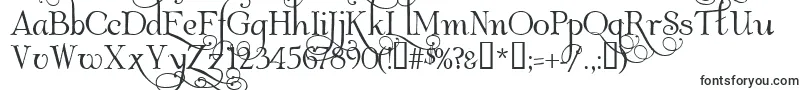 AlbemarleSwash Font – Sharp Fonts