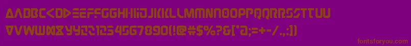 judgev2 Font – Brown Fonts on Purple Background