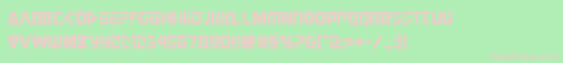 judgev2 Font – Pink Fonts on Green Background