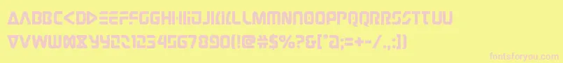 judgev2 Font – Pink Fonts on Yellow Background