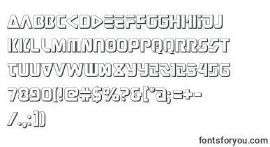 judgev23d font – transparent Fonts