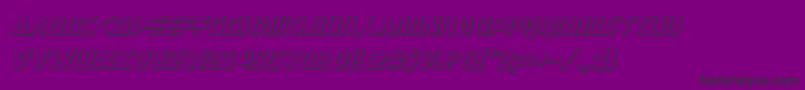 judgev23dital Font – Black Fonts on Purple Background