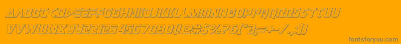 judgev23dital-Schriftart – Graue Schriften auf orangefarbenem Hintergrund