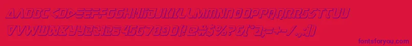 judgev23dital Font – Purple Fonts on Red Background