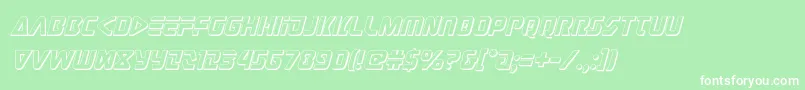 judgev23dital Font – White Fonts on Green Background